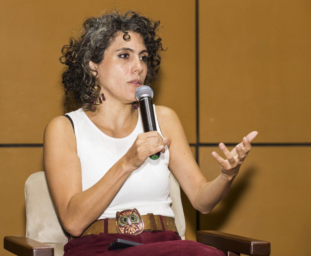 Ana María Muñoz, codirectora Distrito de San Ignacio.